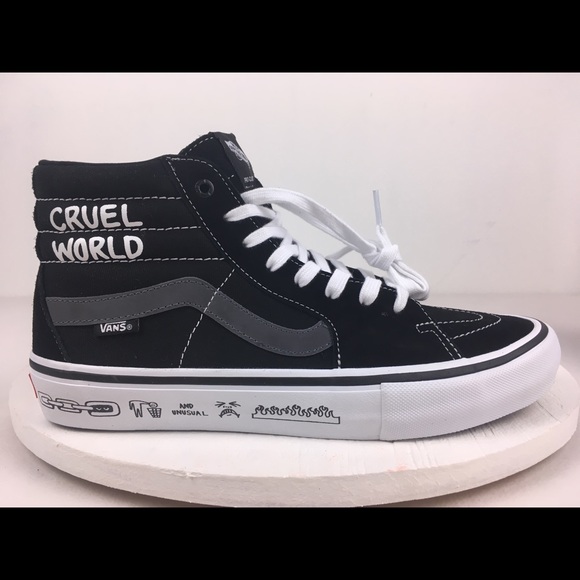 Vans x CULT Sk8-Hi Pro Cruel World Reflective 9.5 - Picture 6 of 8